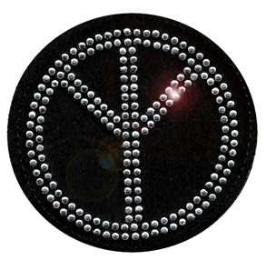 Label strass style 003 PEACE