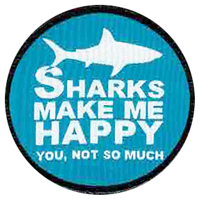 Label Diver style 002 Happy sharks