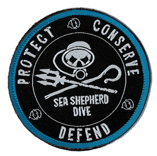 Label Diver style 004 Sea Shepherd